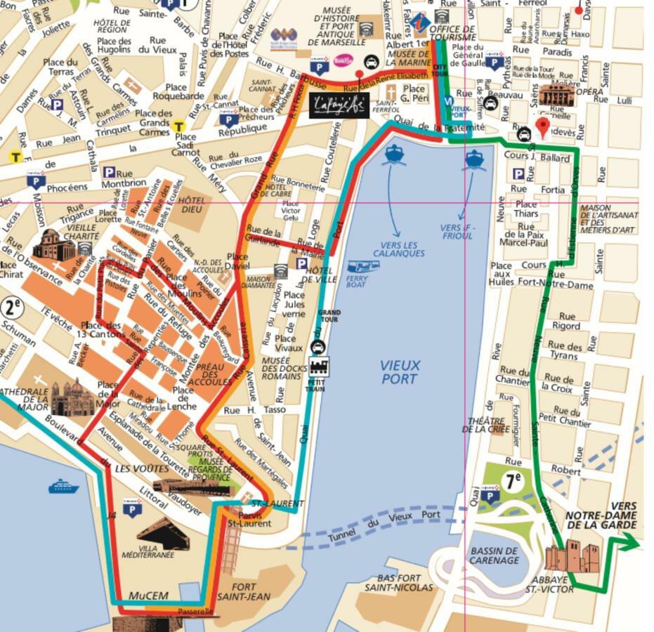 Superbe T2 Vieux Port Lejlighed Marseille Eksteriør billede